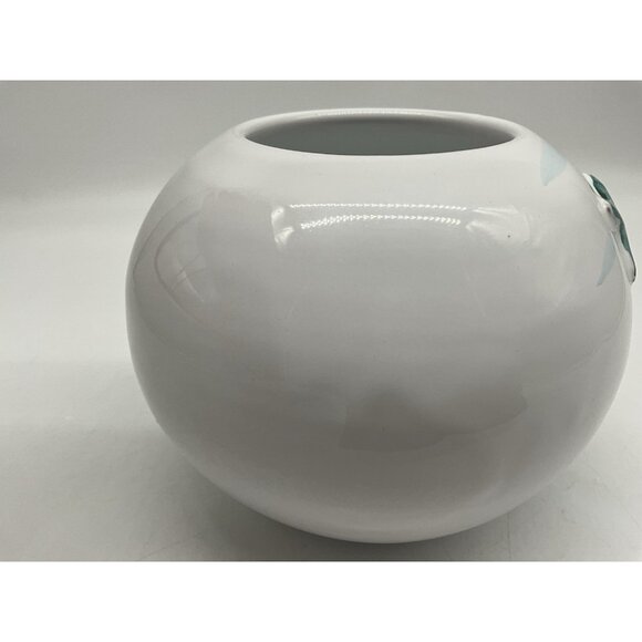 Italian Round Pottery Fish Bowl Vase 3D Fish Hand Crafted Hand Vintage Collectib - Picture 8 of 15